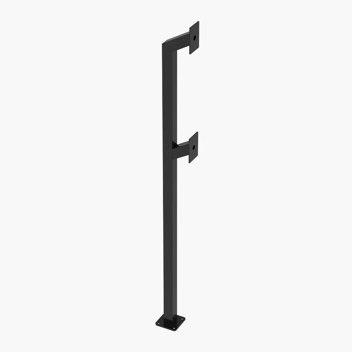 Double Flanged Gooseneck Post