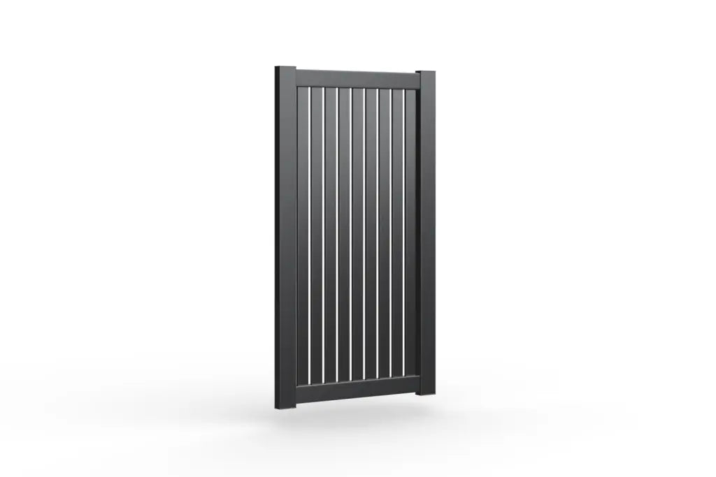 Luna Vertical Slat Pedestrian Gate Access X
