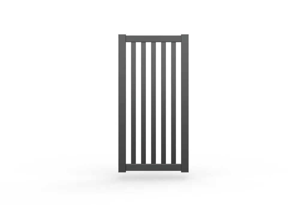 Luna Vertical Slat Pedestrian Gate Access X