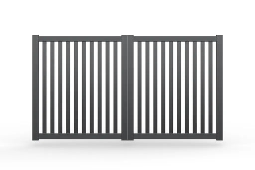 ACCESS X Luna Vertical Slat Swing Gate