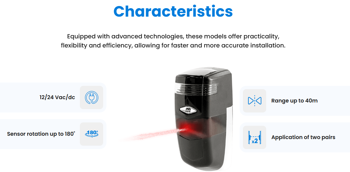 MF40 Wireless Photocells