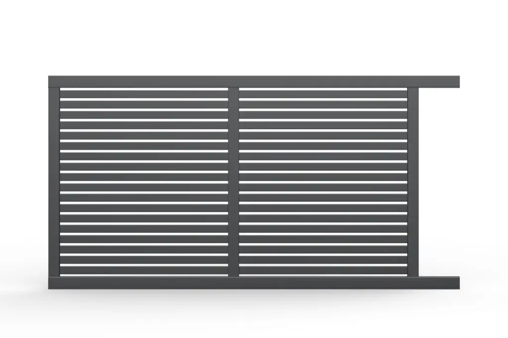ACCESS X Sola Horizontal Slat Sliding Gate
