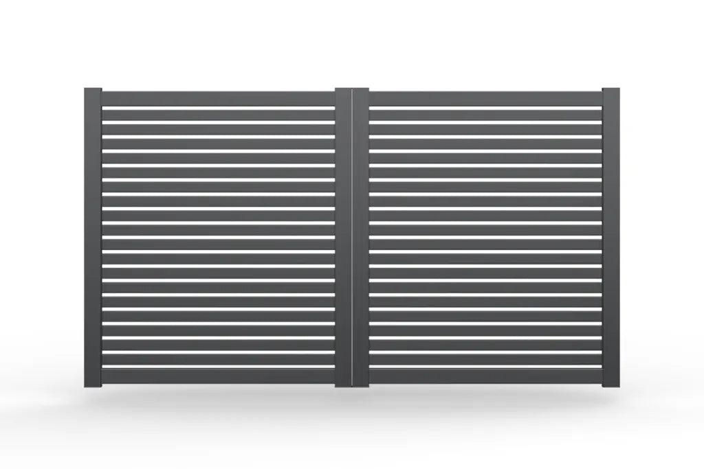 ACCESS X Sola Horizontal Slat Swing Gate