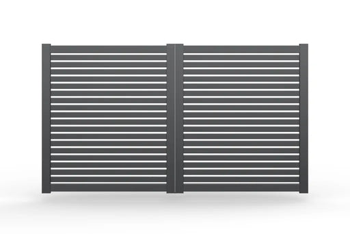 ACCESS X Sola Horizontal Slat Swing Gate