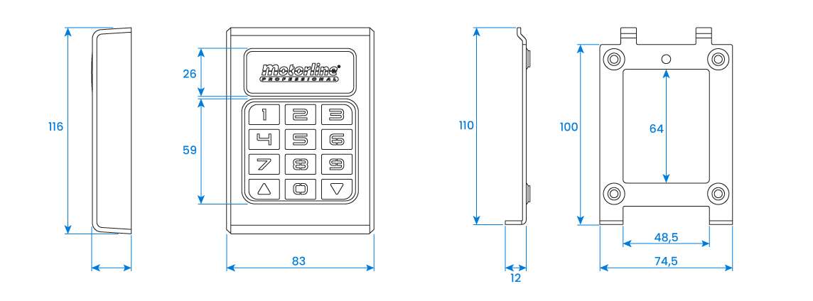 TEC2 Wireless Keypad