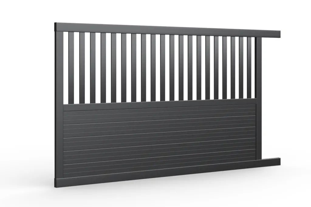 Access X Tongue Groove Picket Sliding Gate