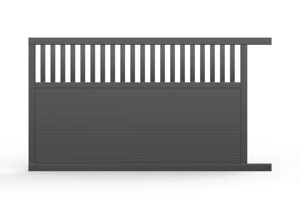 Access X Tongue Groove Picket Sliding Gate
