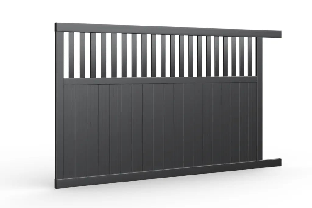 Access X Tongue Groove Picket Sliding Gate