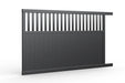 Access X Tongue Groove Picket Sliding Gate