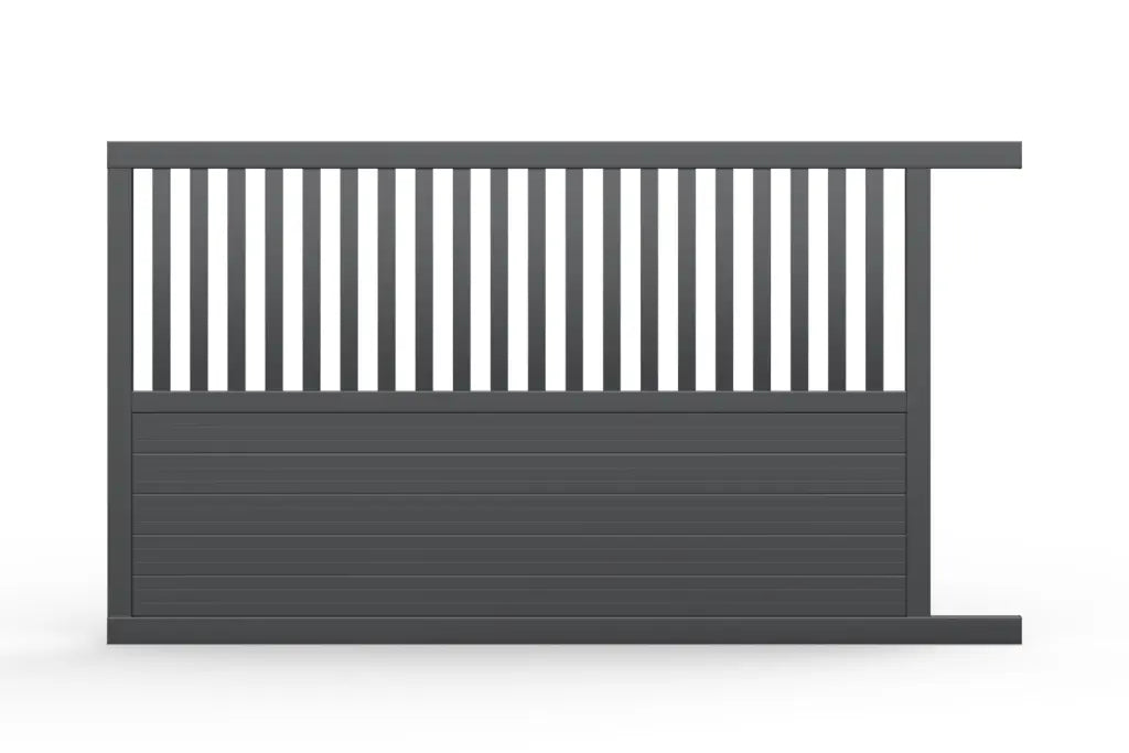 Access X Tongue Groove Picket Sliding Gate