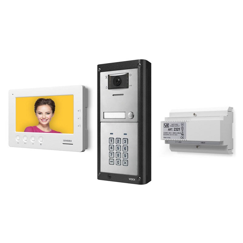 Videx 2-Wire Video Door Intercom Kit With 6788 Monitor | Access ...