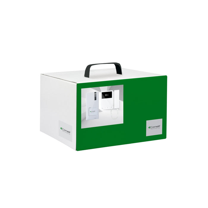 Comelit Quadra 2 Wire Kit | Video Door Entry Kit With Mini HF Monitor
