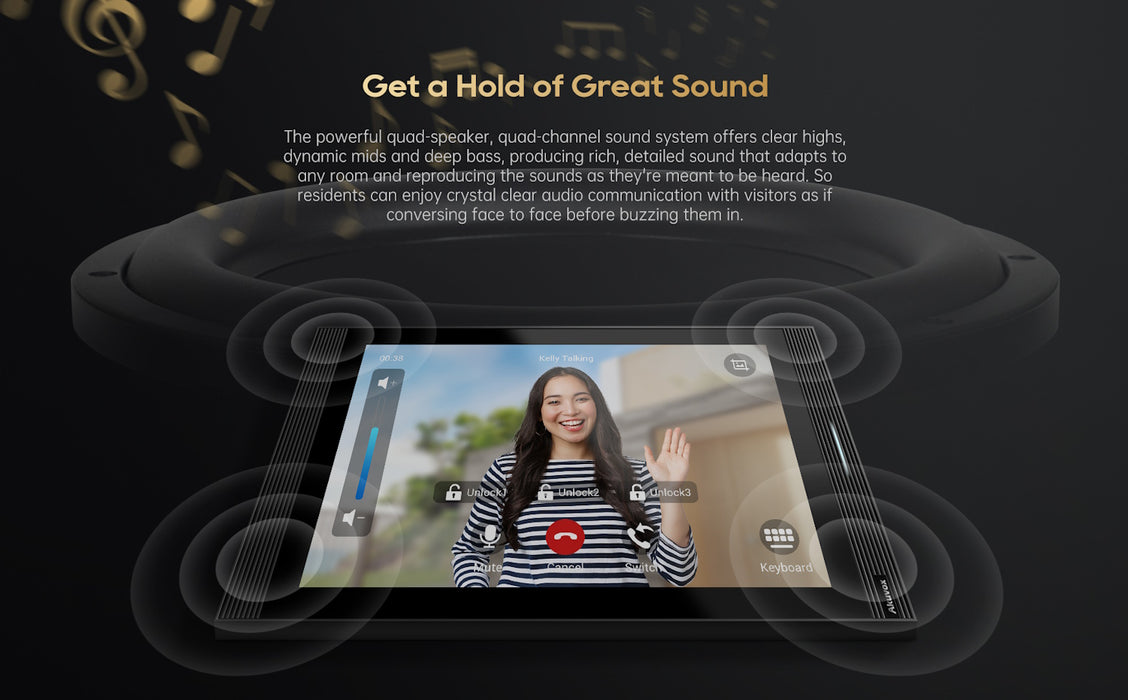 AV-S567-WIFI Akuvox 10inch Indoor Monitor